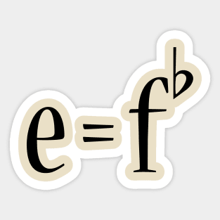 e=fb Sticker